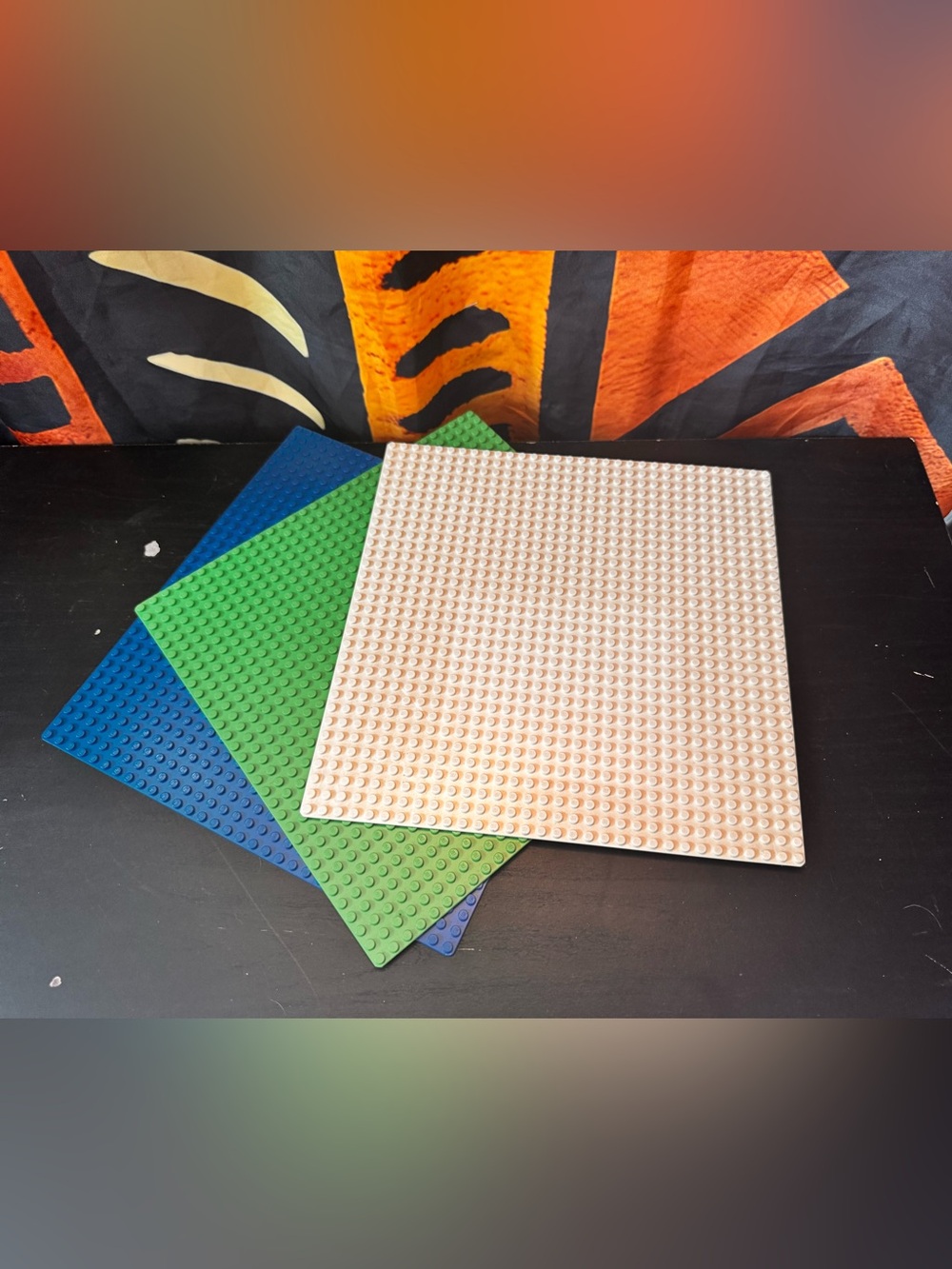 Standard Baseplate Set in Blue, Green, White